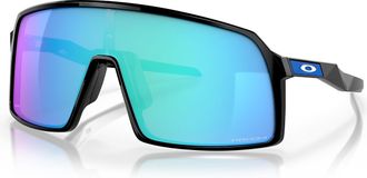 Oakley Unisex Sunglasses, Black Polished, Prizm Sapphire, 37