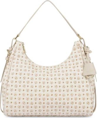 Pollini Zachte Touch Heritage Hobo Tas - Dames - Schoudertassen - Beige - ONE Size - Tassen