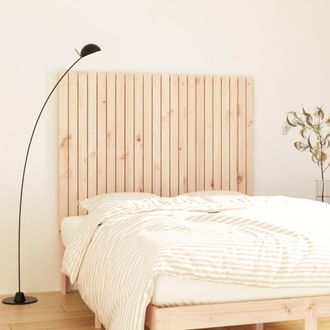 vidaXL Cabecero De Cama De Pared Madera Maciza De Pino 140x3x110 Cm Vidaxl