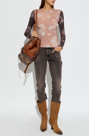 Diesel Top T-MOKY-LS, Womens, Pink