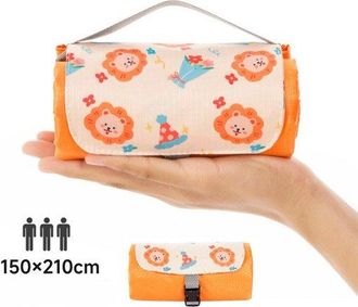OEM Manta De Picnic, Impermeable, Ultraligera Y Compacta, Manta Verde Para Exteriores, Acampadas, Playa Y Senderismo, Verde Oscuro, 150 X 210 Cm