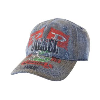 Diesel C-Rock Cap - Heren - Petten - Blauw - ONE Size - Katoen - Accessoires