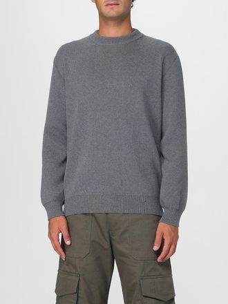 Golden Goose Maglia girocollo in misto cotone con logo posteriore