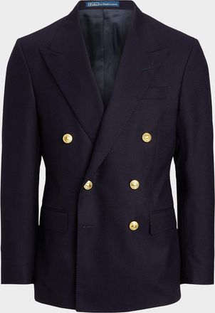 Polo Ralph Lauren Men & apos;s The Iconic Doeskin Double-Breasted Blazer
