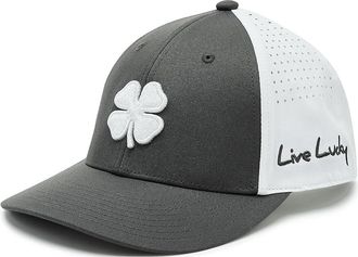 Black Clover Brooksy 2 Adjustable Hat Baseball Caps Charcoal/White Hat, Polyester