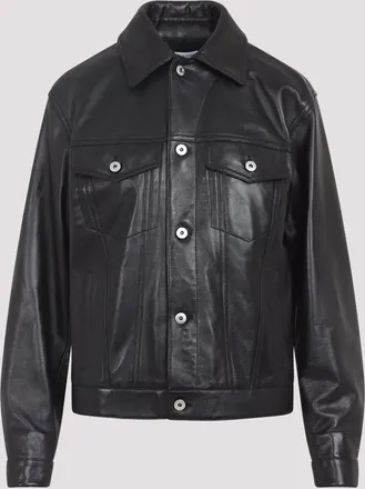 Bottega Veneta leren jack