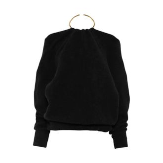 Darkpark Darkpark, Tops, Dames, Zwart, S, Katoen, Erin Ketting Off-Shoulder Top