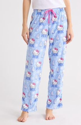 Hello Kitty Pajama Pants in Blue Print at Nordstrom Rack, Size X-Large