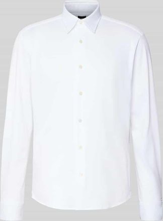 HUGO BOSS Regular Fit Freizeithemd mit Kentkragen Modell LIAM in Weiss, Größe XXXL