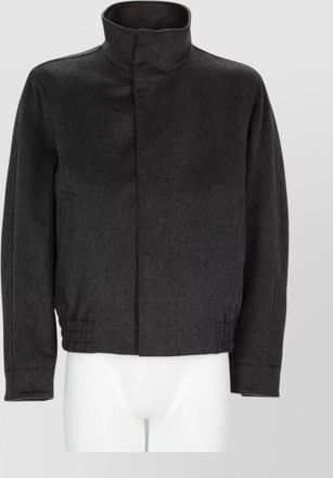 Lardini wool padded bomber jacket