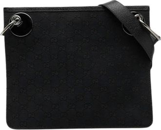 Gucci Pre-owned Cross Body Bags, female, Black, Size: ONE SIZE Pre-owned Eclipse Crossbody Bag