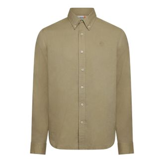 Timberland Heren Lovell Lake Katoenen Lange Mouwen Shirt (Cr&egrave;me)