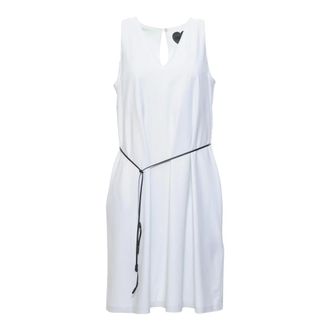 Roberto Ricci Design Short Dresses, female, White, Size: M Glassissimo Over V Midi Dress