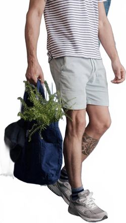 SAVE KHAKI UNITED Corduroy Easy Short In Breeze