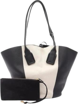 Bottega Veneta Pre-owned Tote Bags, female, Multicolor, Size: ONE SIZE Pre-owned Canvas Shoulder Bag