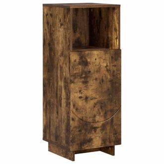 vidaXL Mueble De Cuarto De Ba&ntilde;o Roble Ahumado 36,5 X 38 X 95 Cm Vidaxl