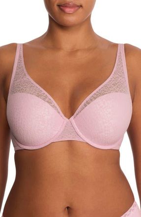 Natori Pretty Smooth Full Fit Smoothing T-Shirt Bra in Pink Velvet at Nordstrom, Size 36Ddd