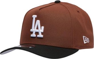 New Era Womens Los Angeles Dodgers Dodgers 9FORTY A-Frame Cap - Adult Brown/Black/White