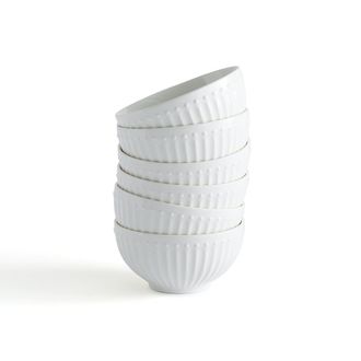 La Redoute Interieurs Set van 6 kommen in porselein, Jewely