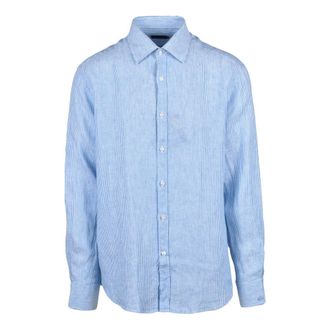 Paul & Shark Heren, Overhemden, Blauw, Maat: M Linnen