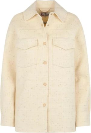 Saint Barth Light Jacket - Dames - Zomerjassen - Beige - M - Wol - Jassen