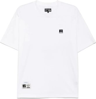 Izzue logo-embroidered T-shirt - men - Cotton - L - White