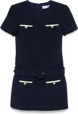 Self Portrait Self Portrait Boucle Mini Dress