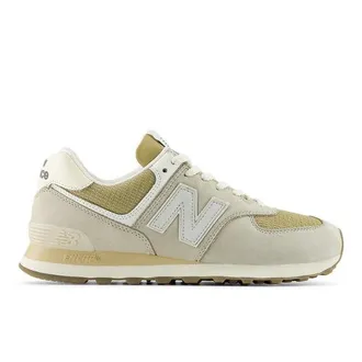 New Balance Unisex 574 en Gris, Gamuza/Malla, Talla 37.5