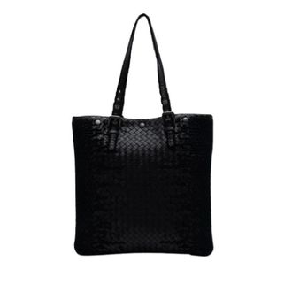 Bottega Veneta Pre-owned Bolso Tote de Piel Tejida - Pre-owned - Mujer - Negro - ONE SIZE