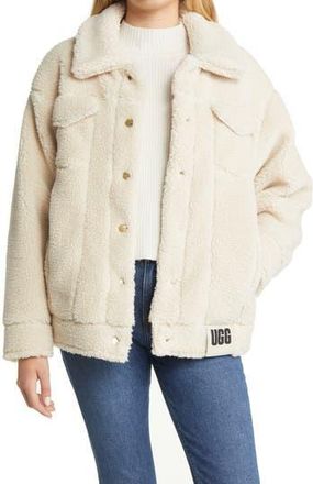 UGG Fleece Trucker Jacket in Nli at Nordstrom Rack, Size X-Large