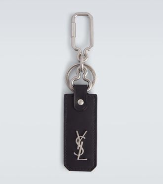 Saint Laurent Cassandre Saint Laurent leather keychain