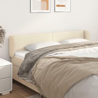 vidaXL Cabecero De Cuero Sint&eacute;tico Color Crema 163x23x78/88 Cm Vidaxl