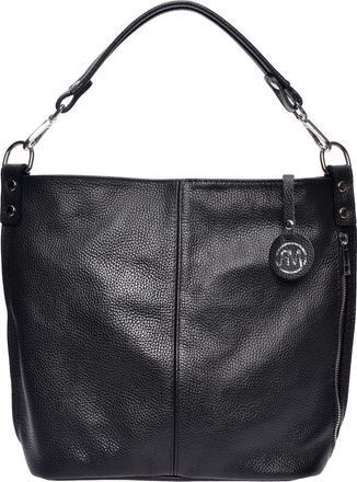 Roberta M Zwart Rundleer Tas