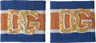 Dolce & Gabbana Paillet Logo Polsband Multicolor Zijden Voering - Heren - Accessoires - Veelkleurig - ONE Size - Pailletten - Accessoires