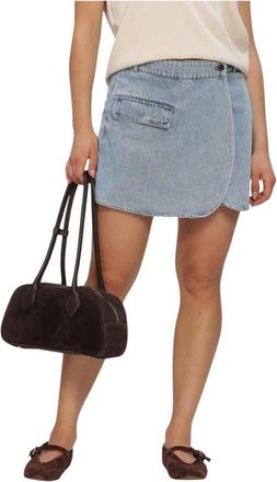 Co'Couture Dames, Rokken, Blauw, Maat: XS Denim