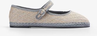 Scalpers Rustic Strap Slipper in Silver at Nordstrom, Size 36