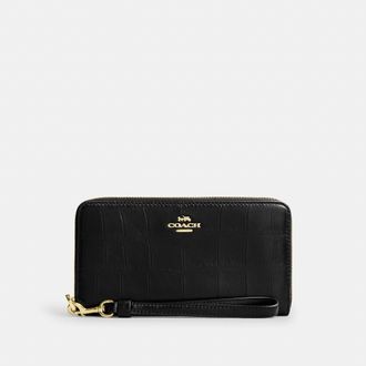 Coach Long Zip Around Wallet