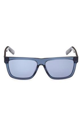 adidas Square Sunglasses in Shiny Blue/Blue at Nordstrom Rack