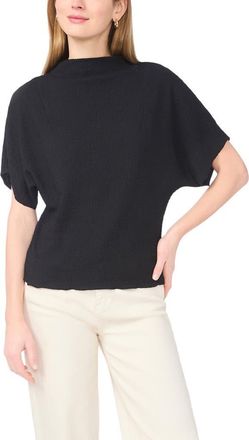 Vince Camuto Dolman Drape Top in Rich Black at Nordstrom, Size Large