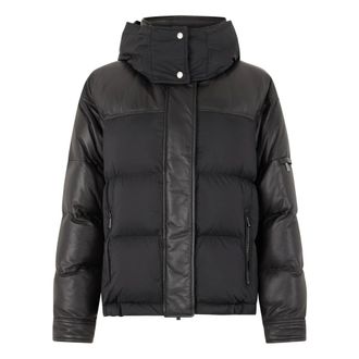 Moorer Verresn Padded Jacket - Dames - Jassen - Zwart - Maat: XS Leer