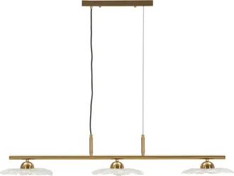 Mauro Ferretti Emily 3 Luz L&aacute;mpara De Techo Trasparent Vidrio Cm 100x24x18