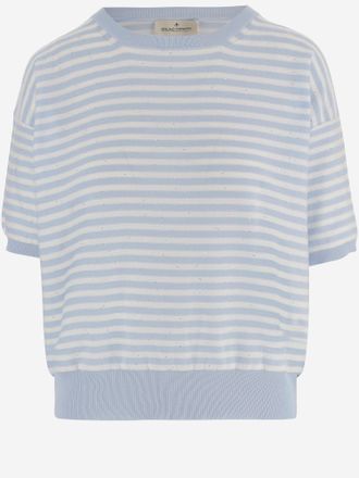 Bruno Manetti Gestreifter Baumwollpullover von Bruno Manetti