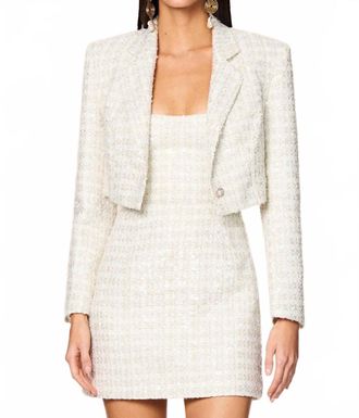 Nookie Tyler Mini Dress & Blazer Set In White