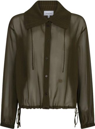 Dante6 Shapiro Blouse - Dames - Blouses & Shirts - Groen - Maat: 2XL Poliester
