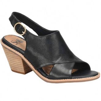 S&ouml;fft Womens Mendi Heeled Sandal In Black
