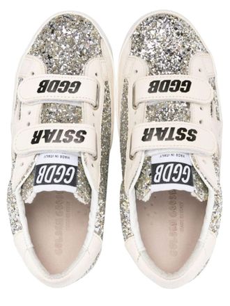 Golden Goose Glitter Low-Top Sneakers - Silver