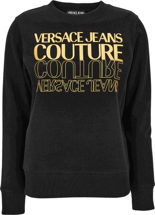 Versace Jeans Couture Truien - Dames - Sweatshirts - Zwart - S - Hoodies & sweatvesten