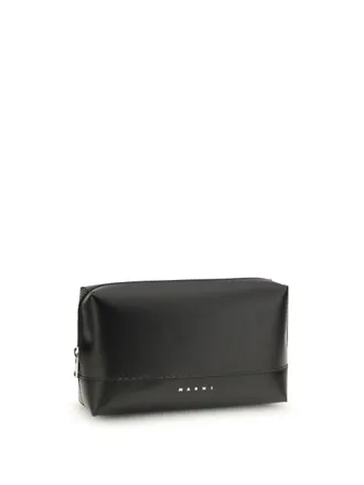 Marni Calf Leather Belt Bag - Black