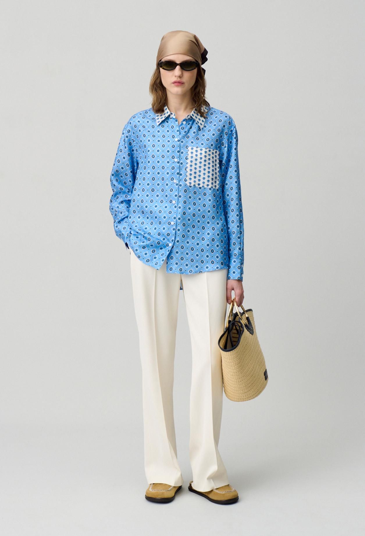 Blouse - très bon état noir Claudie Pierlot | La Redoute