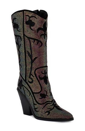 London Rag Glimmer Western Boot in Black at Nordstrom Rack, Size 6.5